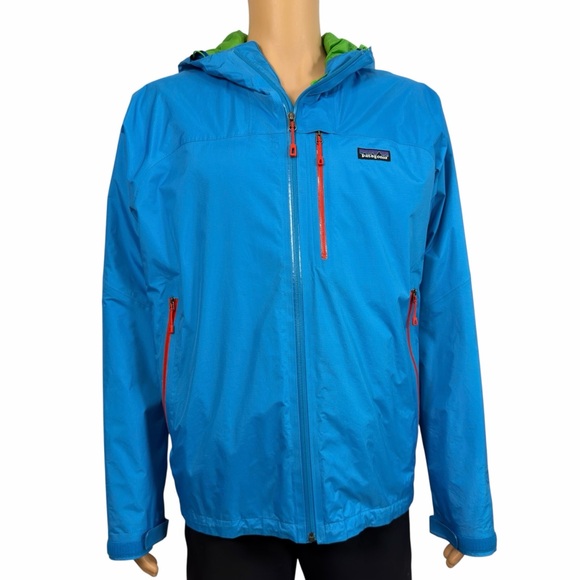 Patagonia Nano Storm Jacket Blue/Green/Orange Men’s Size Large